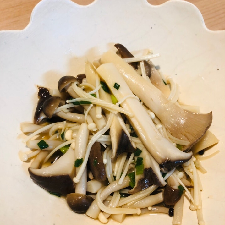 レンジで簡単 きのこのバタポン レシピ 作り方 By Yana 楽天レシピ